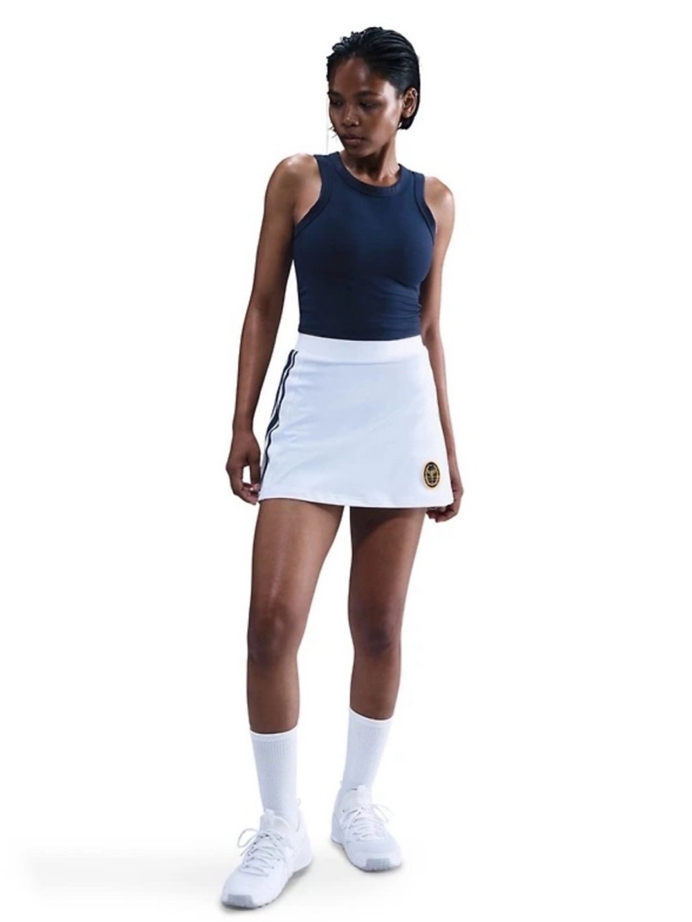 Nike PRO Tennis High-Waisted 3" Skort Fall Club Court Skirt IH7748-100 Golf